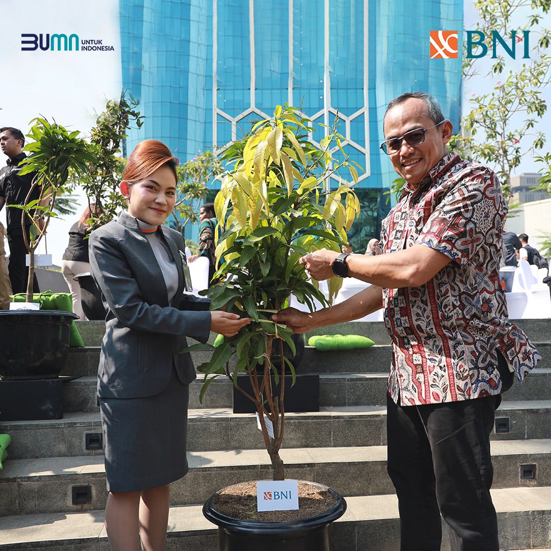 BNI menanam pohon