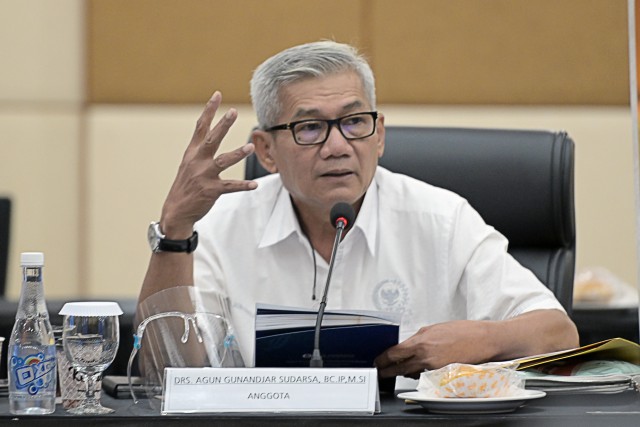 Anggota Komisi XI DPR RI Agun Gunandjar Sudarsa.