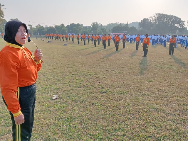Yaroh Jamila saat memberikan sambutan.