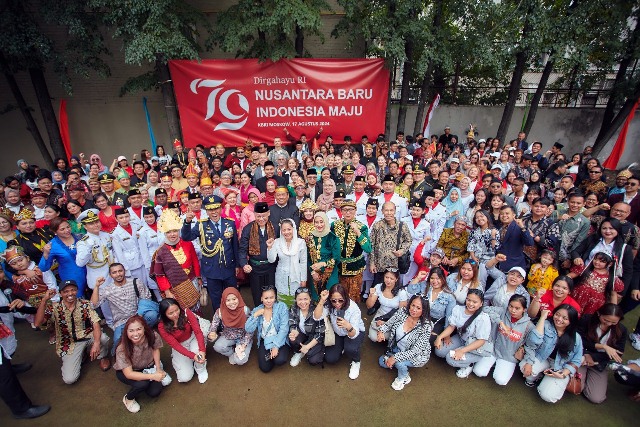 HUT RI di KBRI Moskow