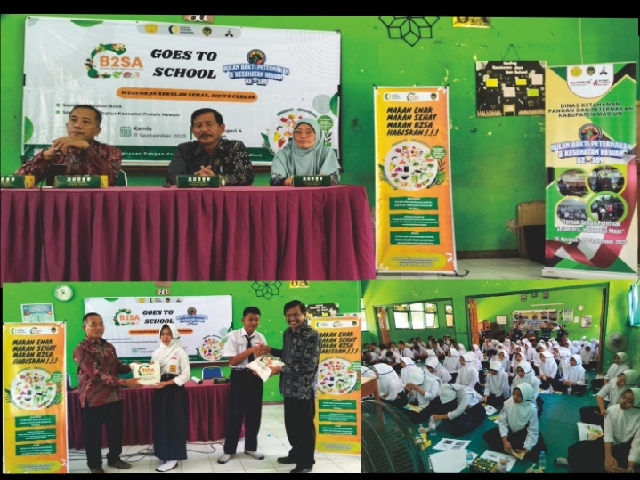 Kegiatan DKPP. Kab. Madiun B2SA Go To School dalam rangka Bulan Bakti PKH ke 189 Tahun 2025.
